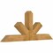 Ekena Millwork Saratoga Rough Sawn Timber Gable Bracket, Western Red Cedar, 72"W x 30"H x 6"D x 6"F, 10/12 Pitch GBW072X30X0606SAR00RWR - alternate 4